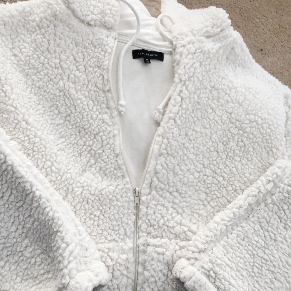 Pacsun White Teddy Jacket